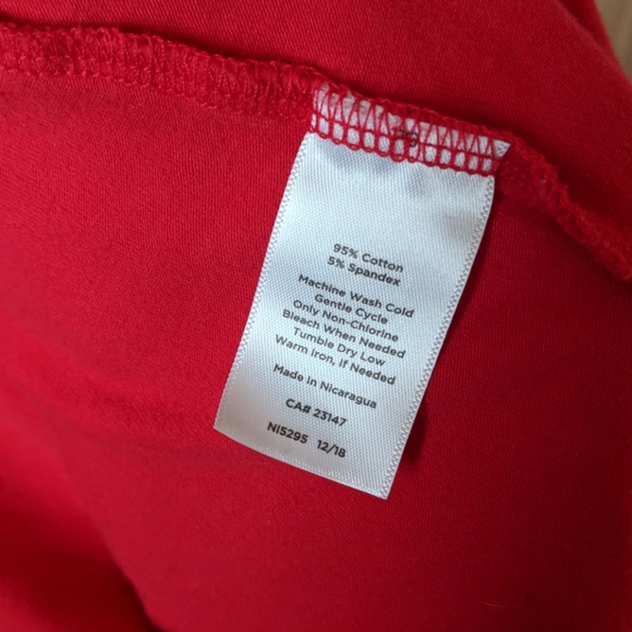 Talbots Red Top - Picture 3 of 4